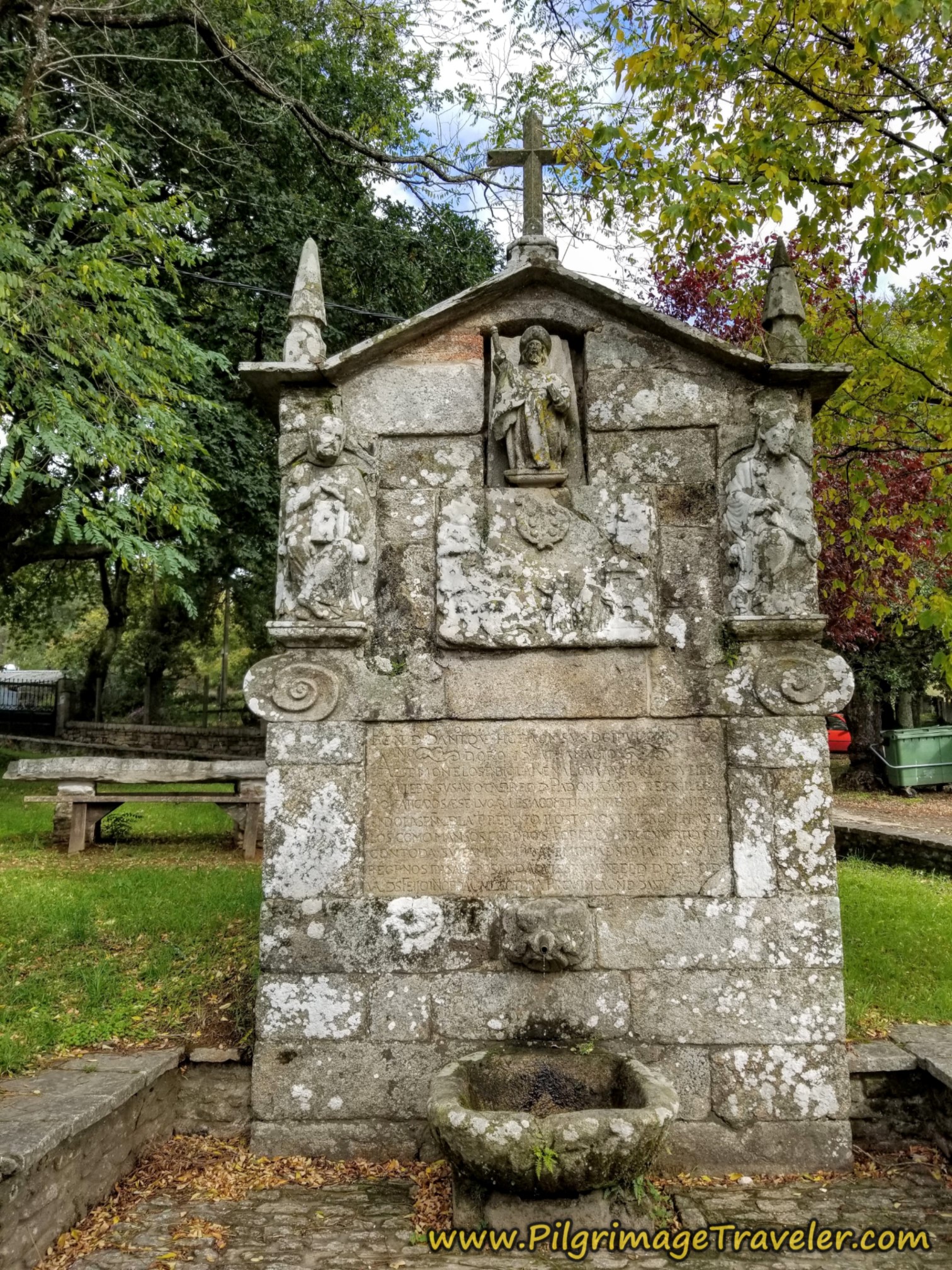 Fountain by the Church in Outeiro