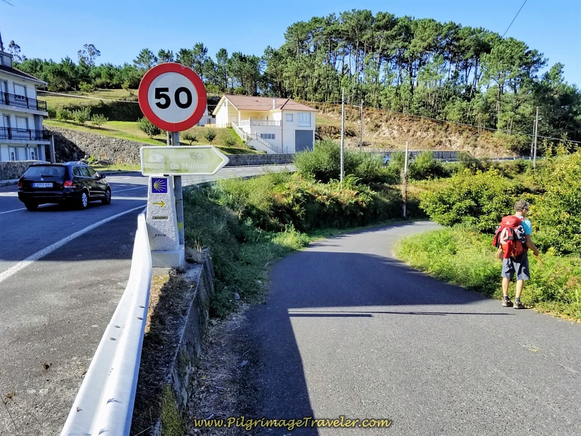 Leave Os Muíños on This Side Road