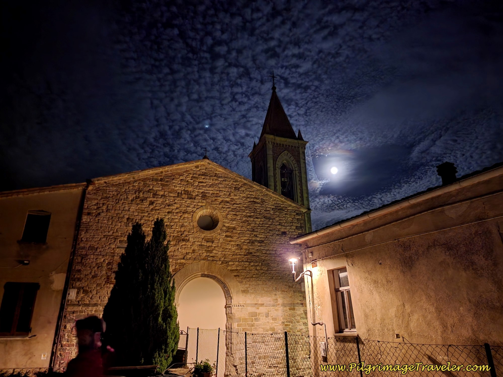 Moonrise Over the Chiesa Santa Maria