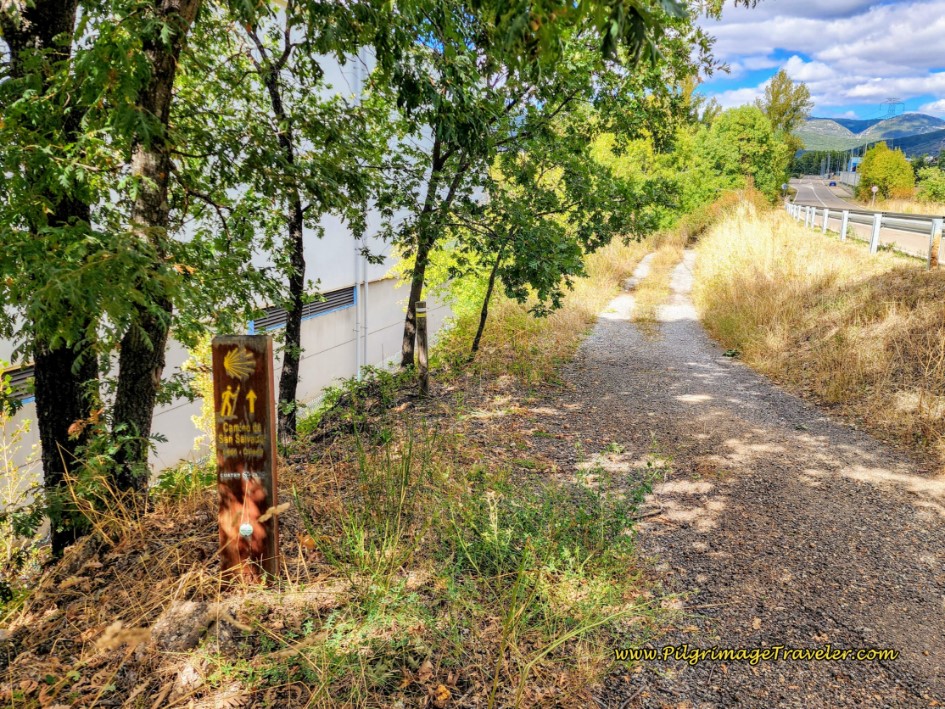Leave Highway at End of White Building 