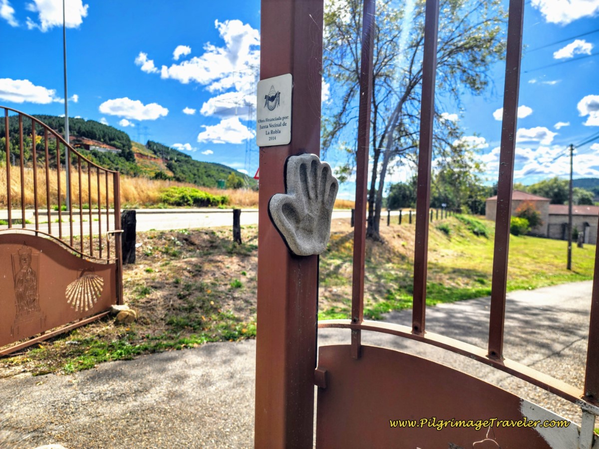 Handprint on the Gate of the Ermita
