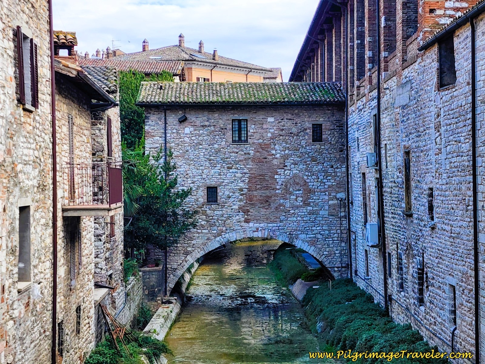 Medieval House on Bridge, Gubbio