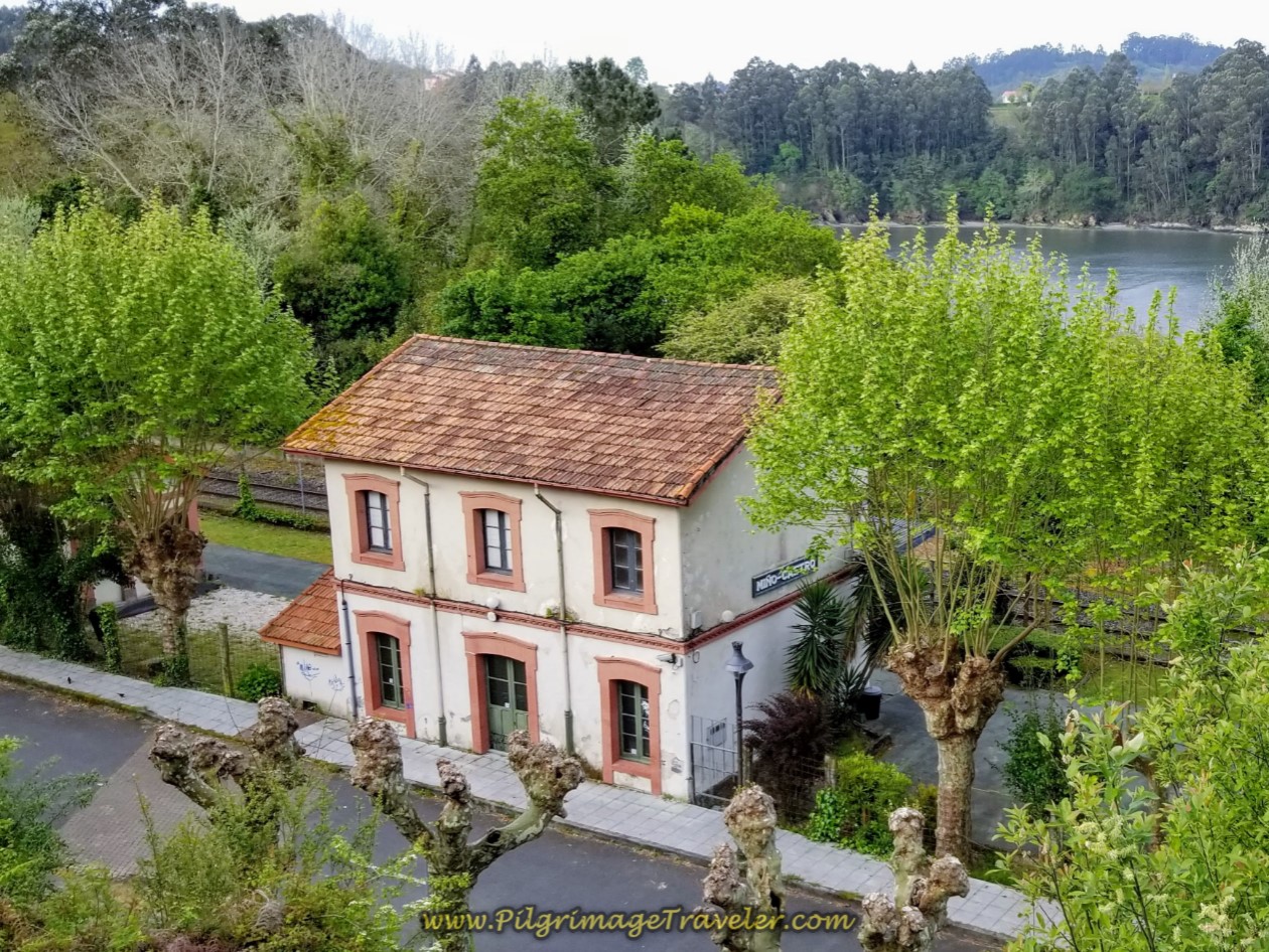 Miño/Castro Train Station on Day Four of the Camino Inglés