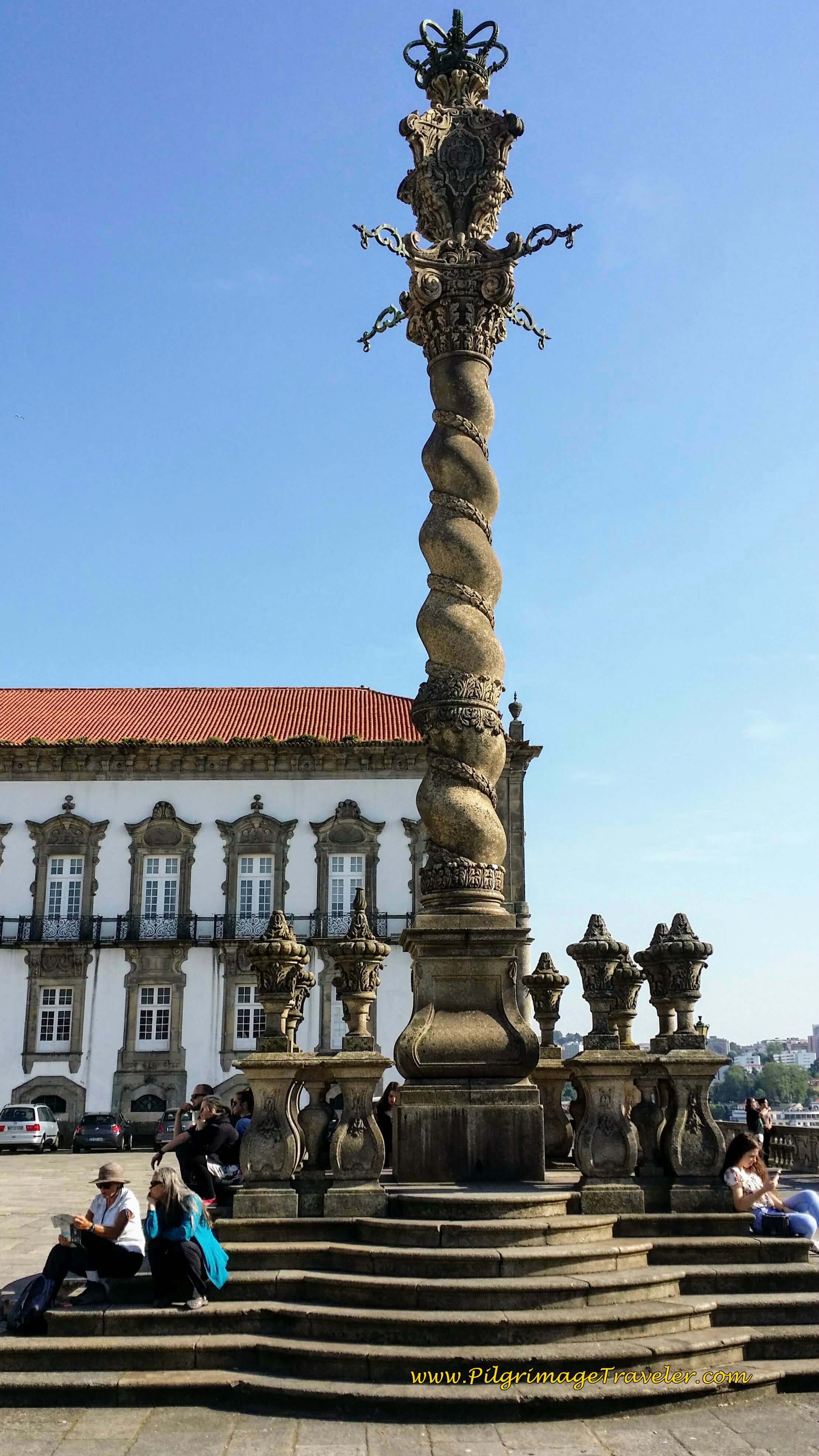 Christine and Elle at the Pelourinho do Porto