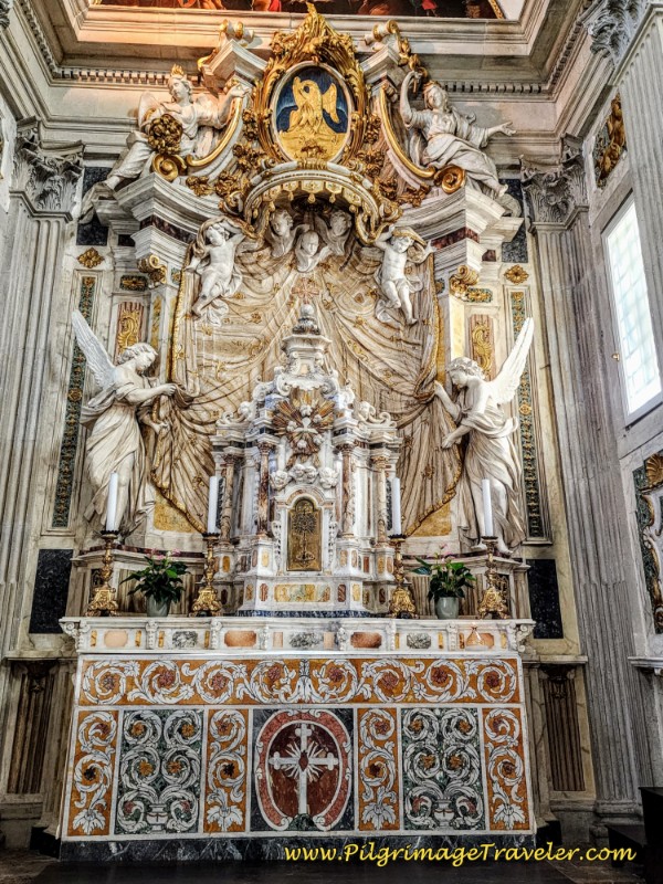 Way of St. Francis: Spoleto, Italy - Close-Up of the Altar, Cappella del Santissimo Sacramento Duomo di Spoleto