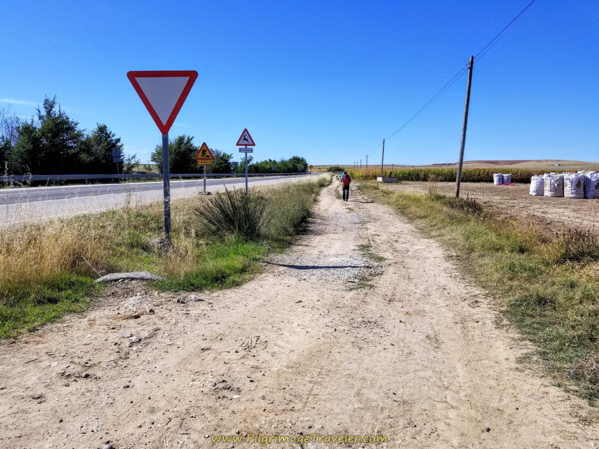 Follow the SA-114 on Frontage Lane Follow the SA-114 on Frontage Lane