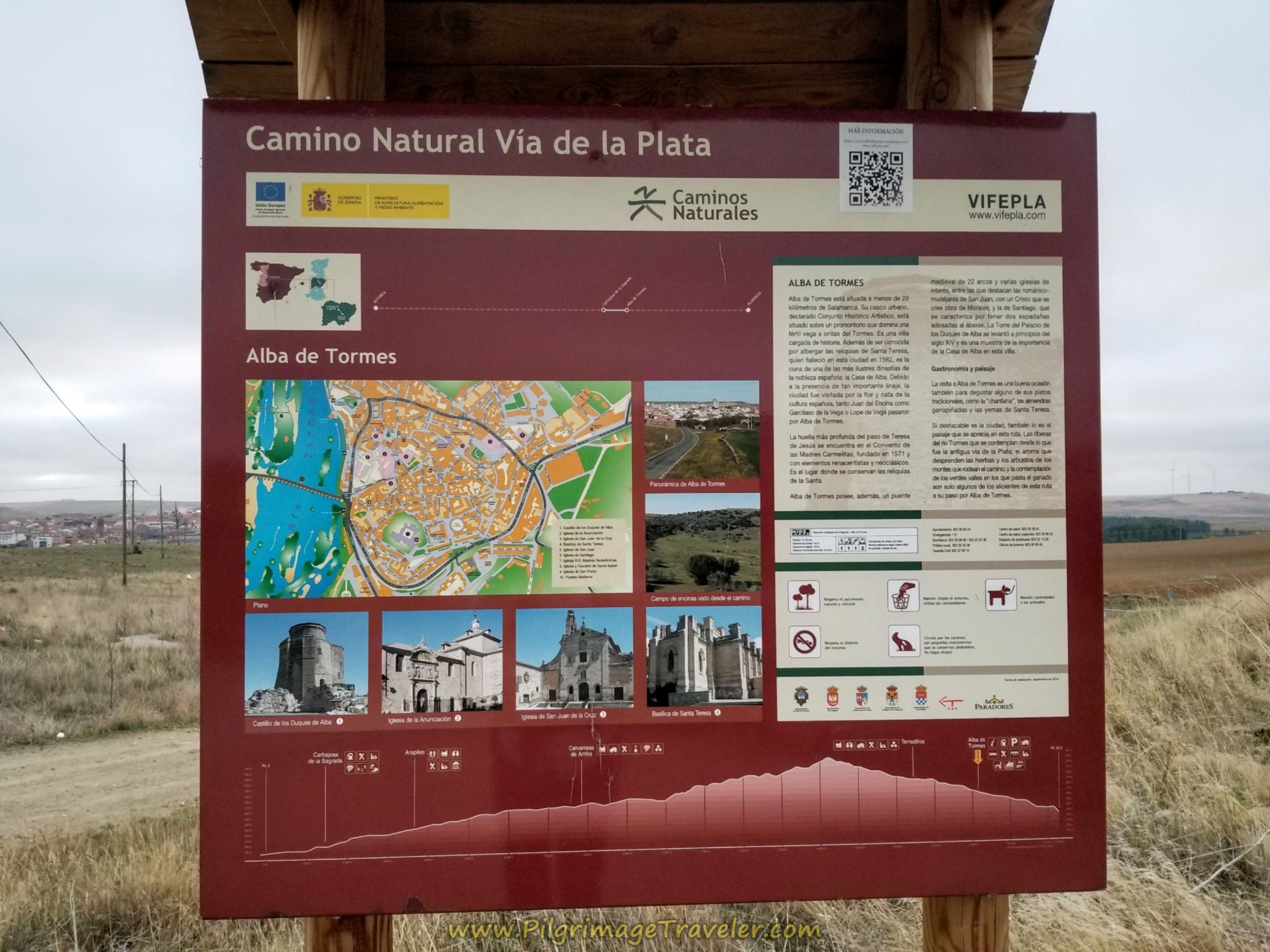 Information Board, Camino Natural Vía de la Plata