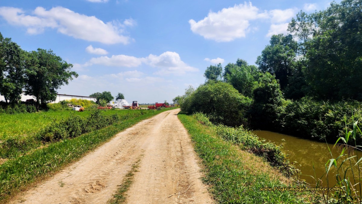 Tractor Lane Along a Canal