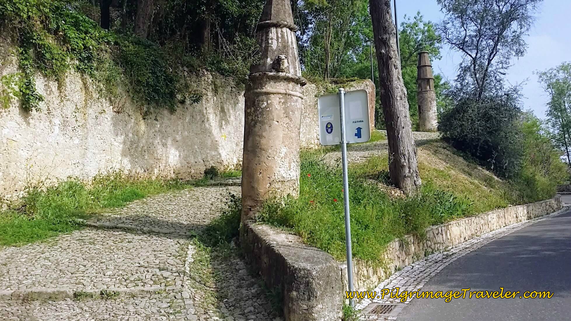 Straight Ahead for Walking Path to the Fortress