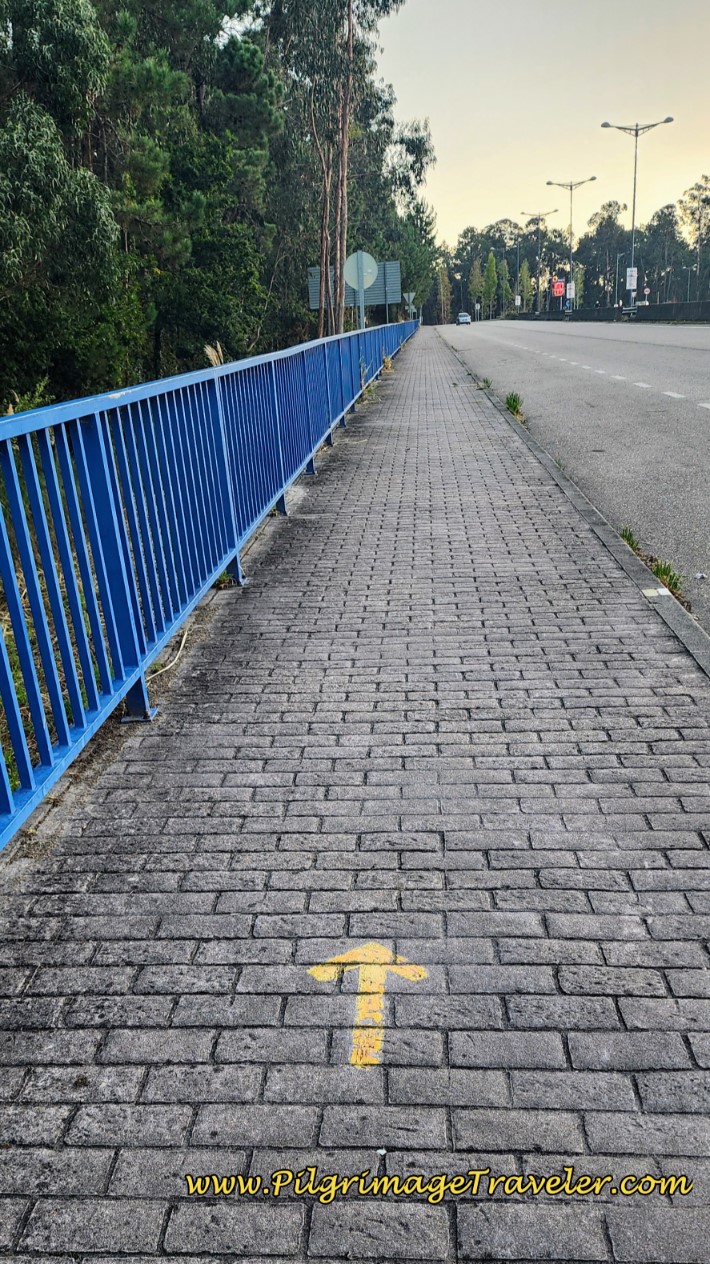 Yellow Arrow on the Other Side of the Bridge! Yellow Arrow on the Other Side of the Bridge!