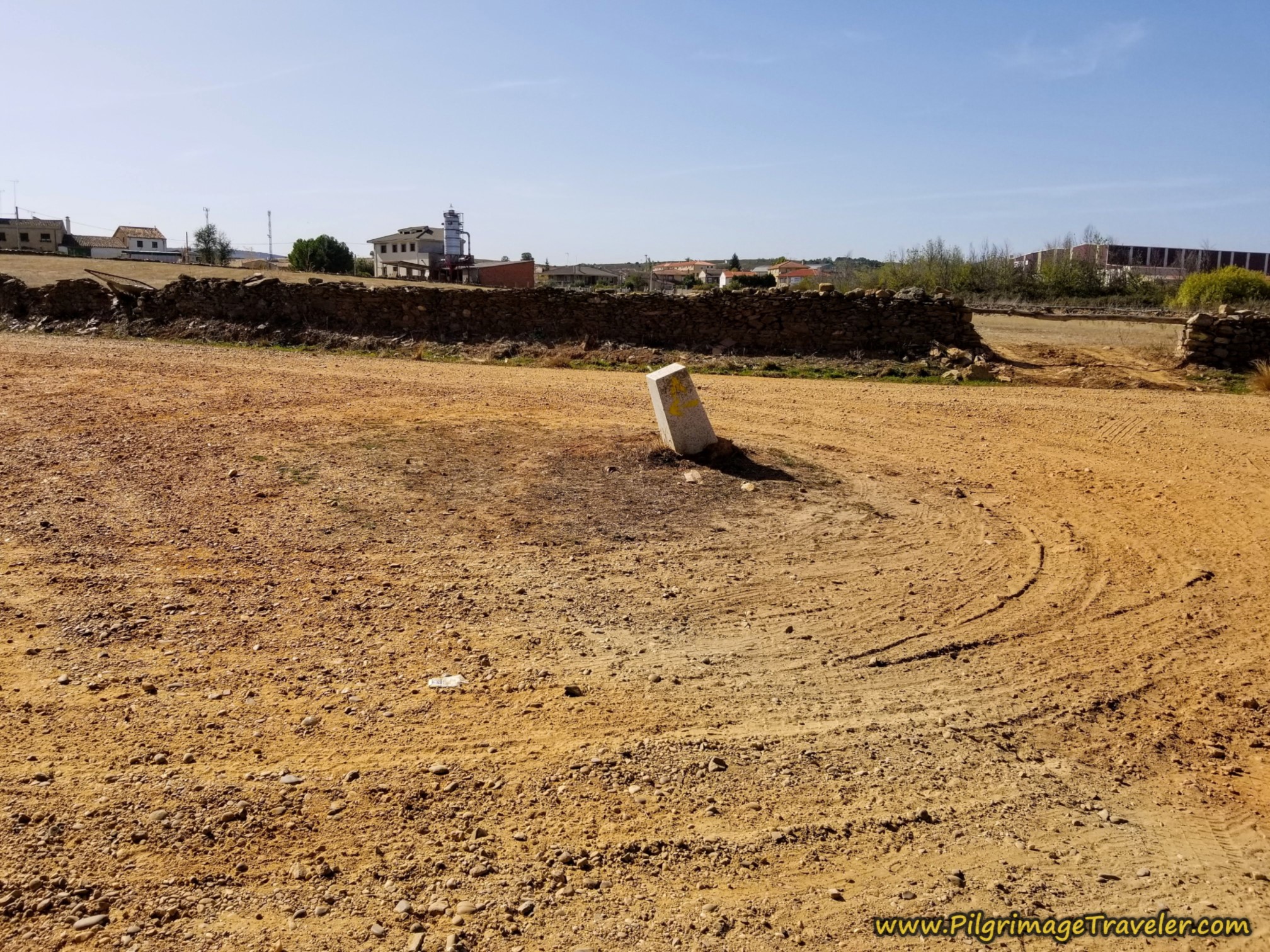 Onward on the Camino to the Right, Town to the Left