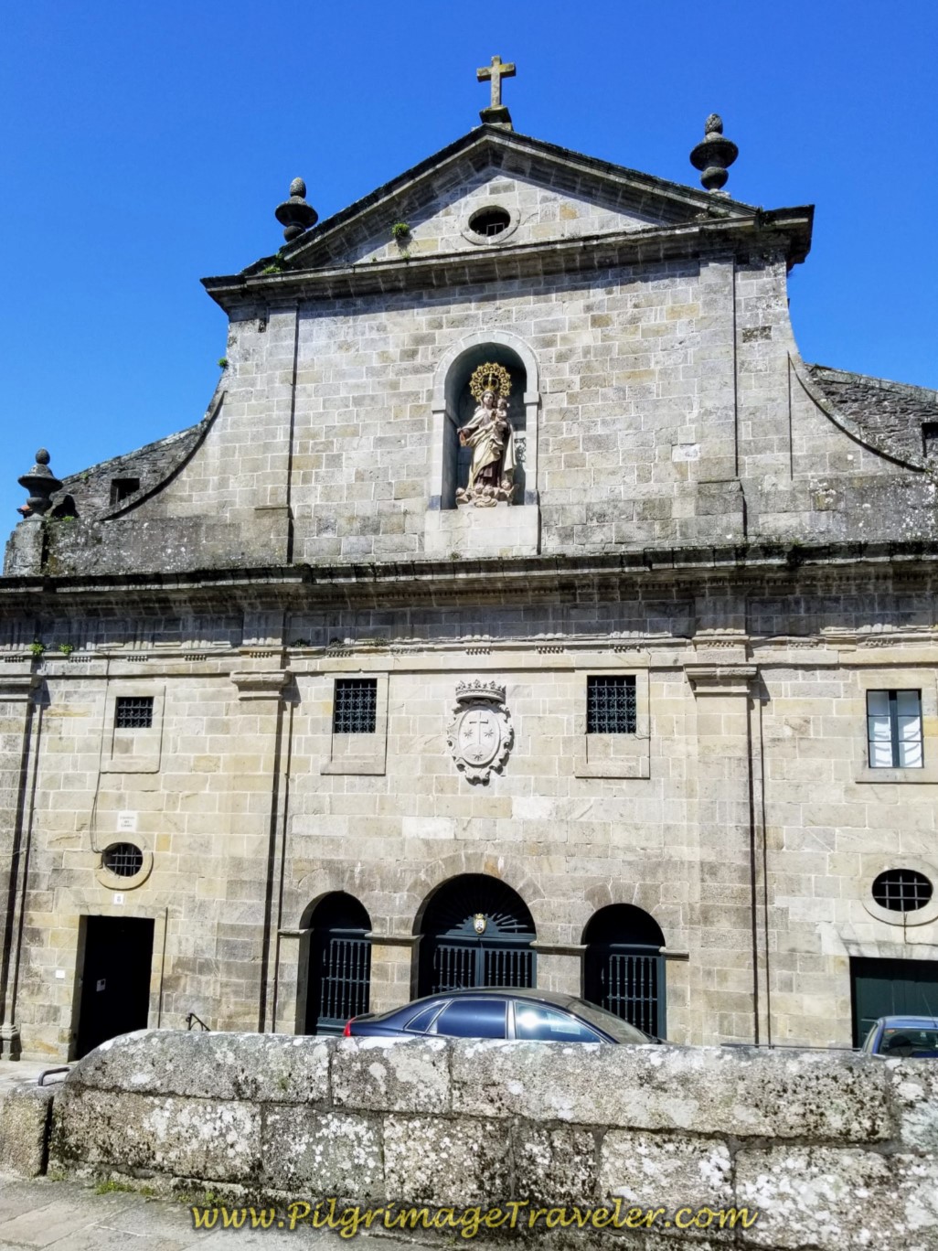 Iglesia y Monasterio de los Carmelitas Contemplativos in Santiago de Compostela on day eight of the Camino Inglés