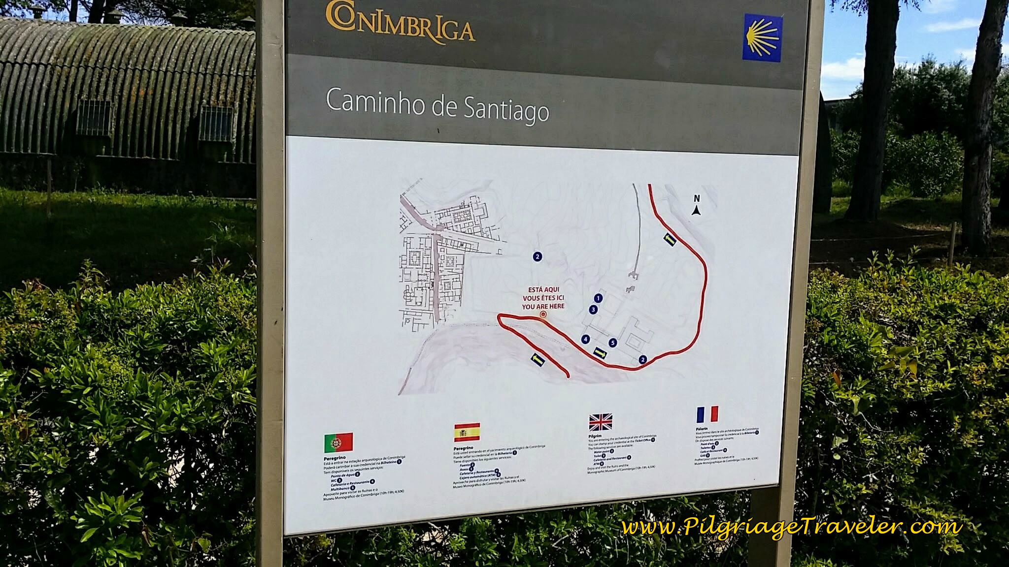 Entering Roman Ruins of Conimbriga