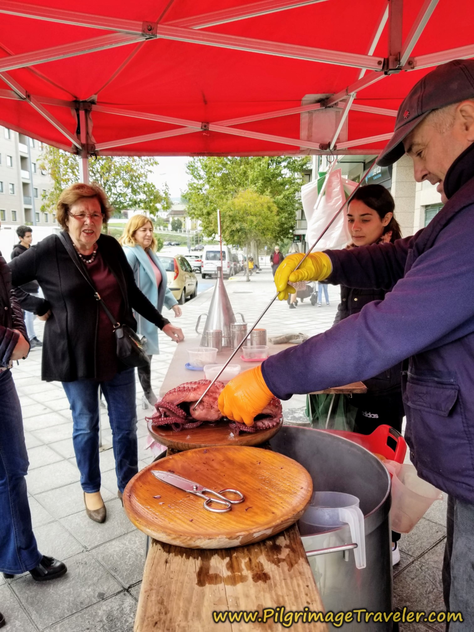 Pulpo Street Vendor