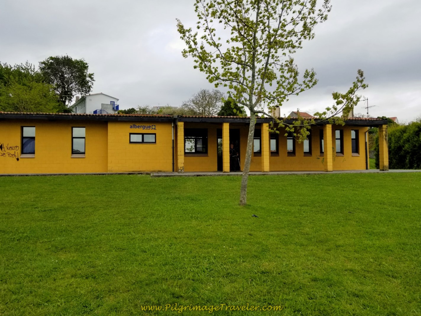 Albergue de Peregrinos de Neda on day one of the English Way