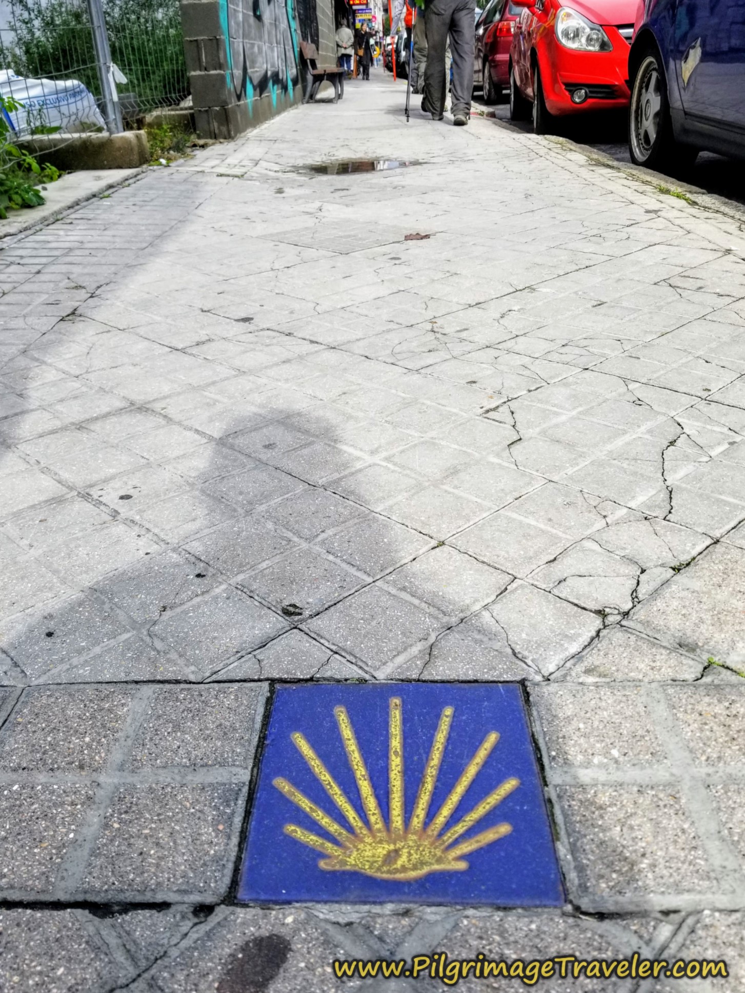 Avenida de Zamora Waymark, Camino Sanabrés, Xunqueira de Ambía to Ourense
