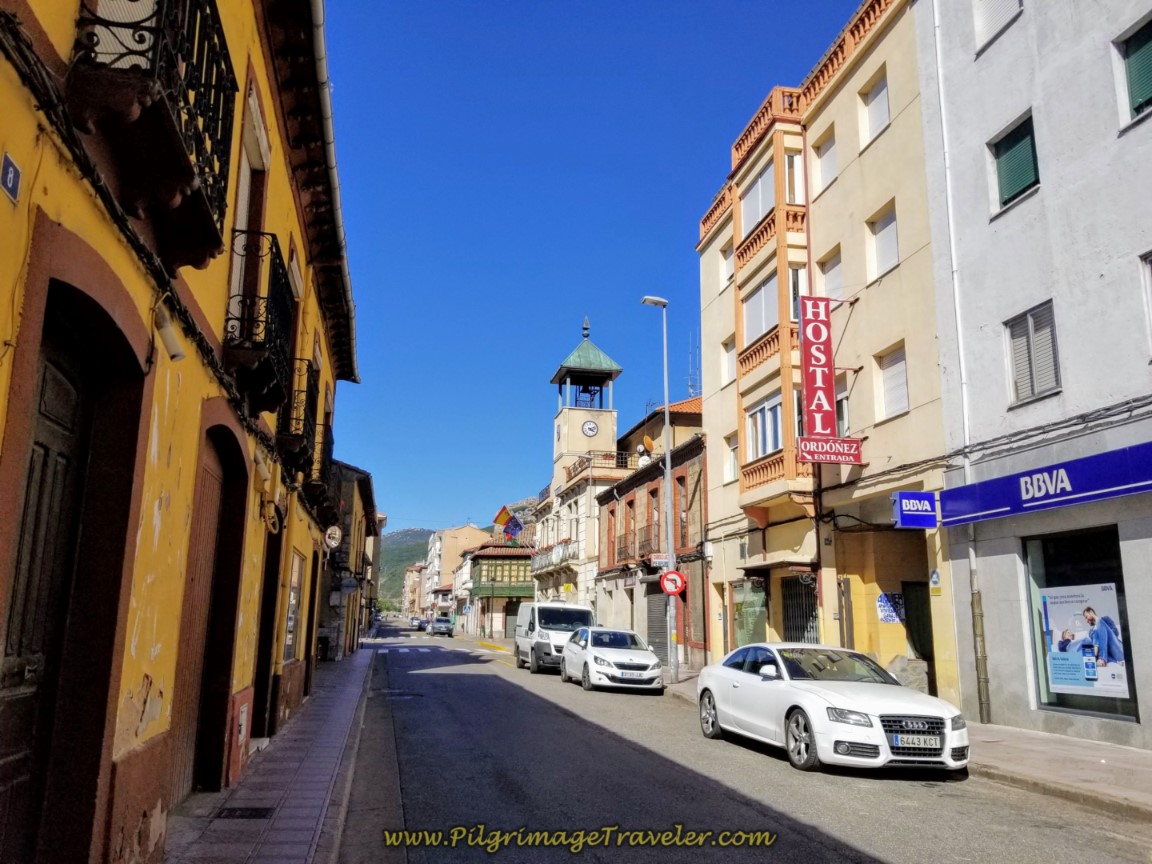 Hostal Ordóñez de Celis, in La Robla, on day one of the Camino de San Salvador