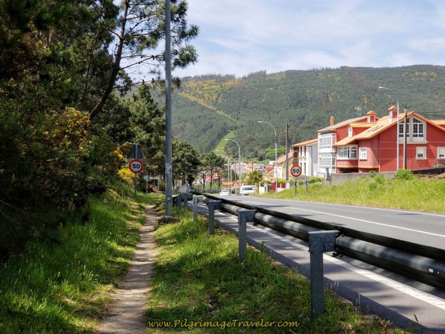 Path at the Side of the AC-445 in Sardiñeiro