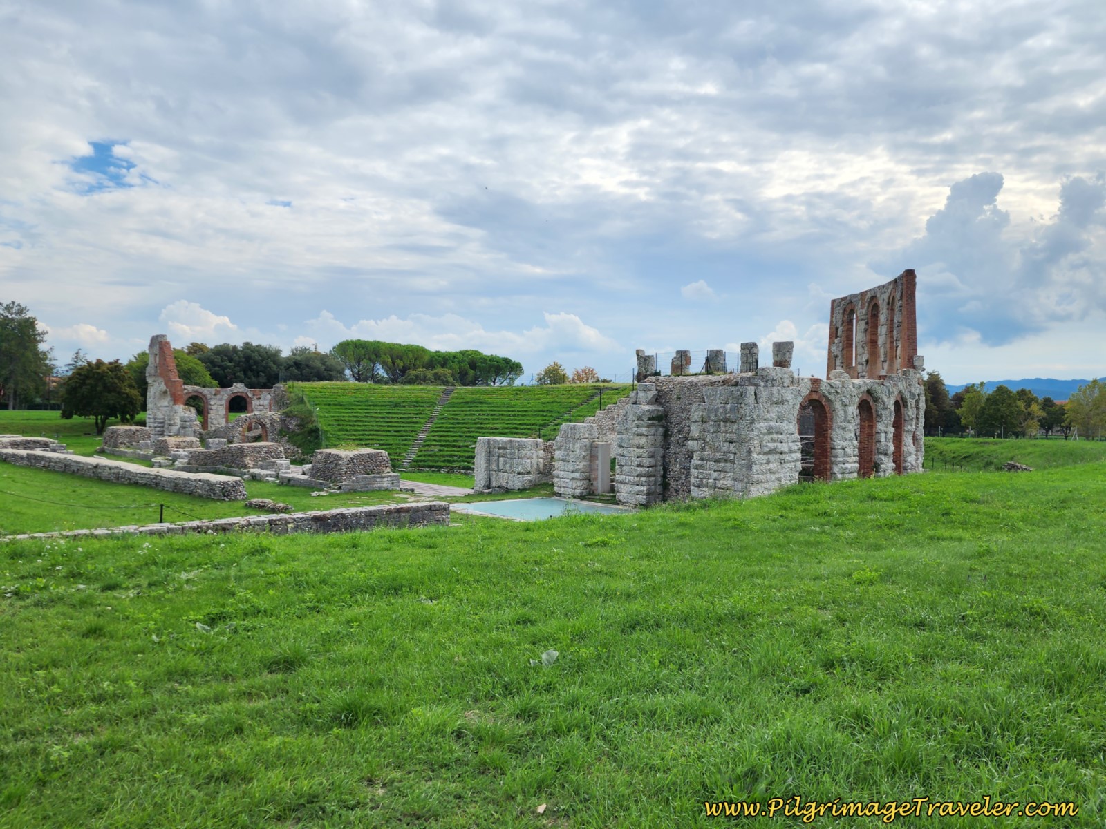 The Back, Seat-Side of the Teatro Romano, Gubbio, Italy