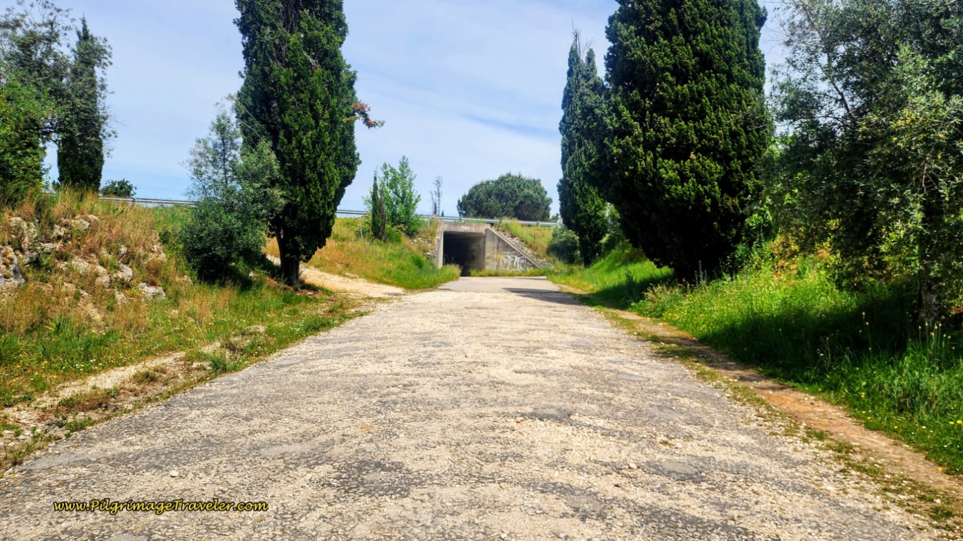 First Right Turn Onto N342-2 Towards Tunnel