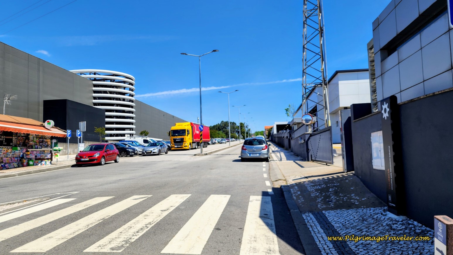 Straight On at Roundabout ~ Road Walks Through this Industrial Area