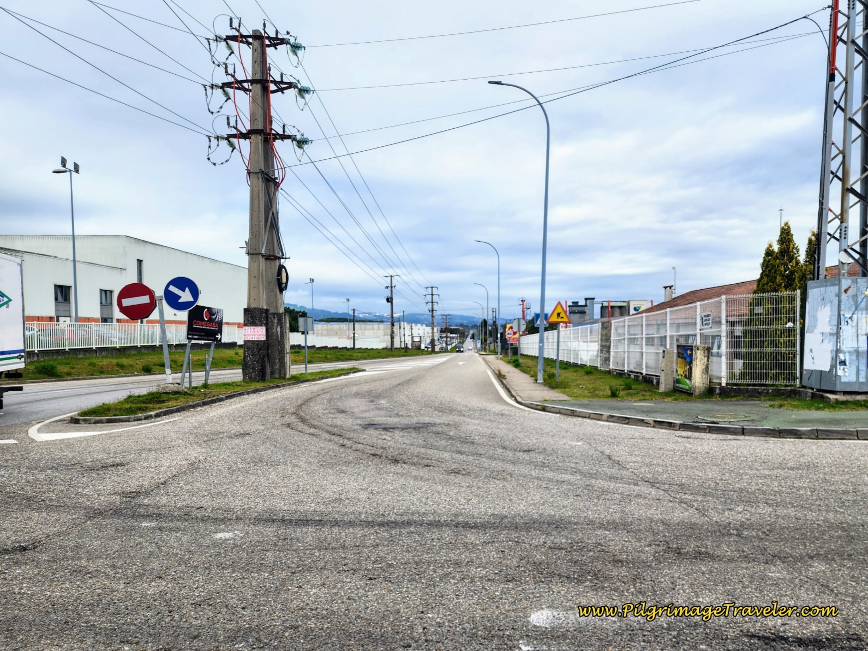 Left Turn into Heart of Industrial Zone