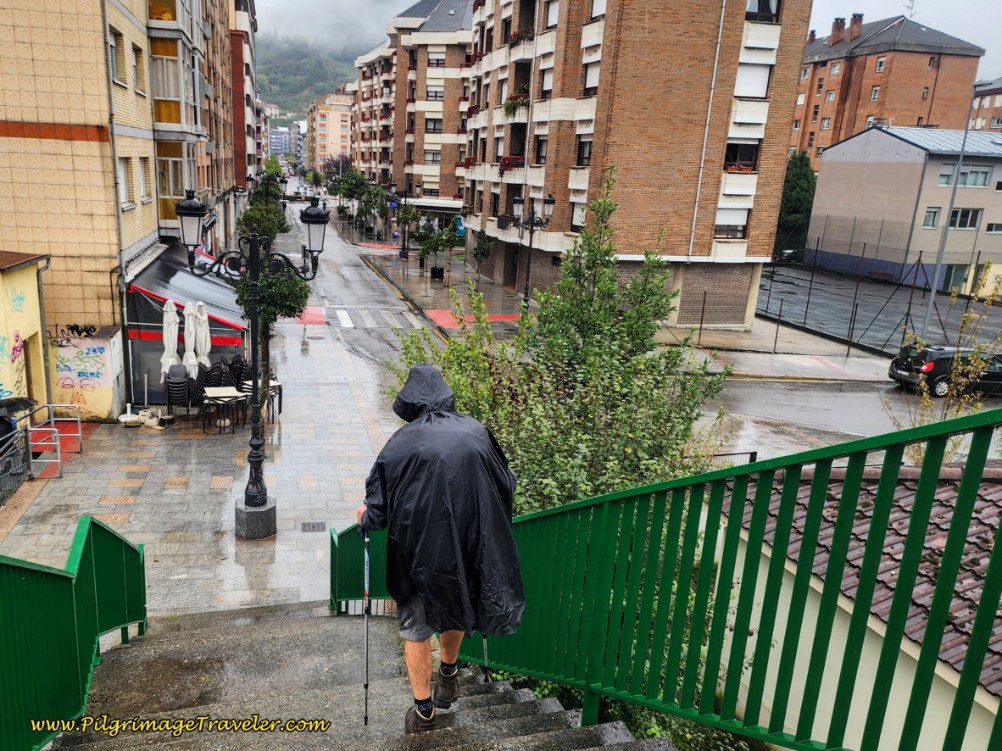 Heading for the Calle Manuel Llaneza Heading for the Calle Manuel Llaneza
