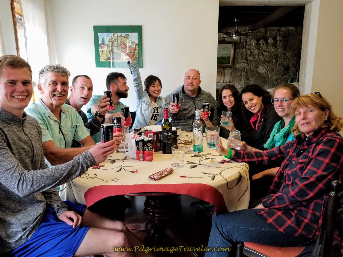 Happy Hour at the Albergue Happy Hour at the Albergue Santo Domingo