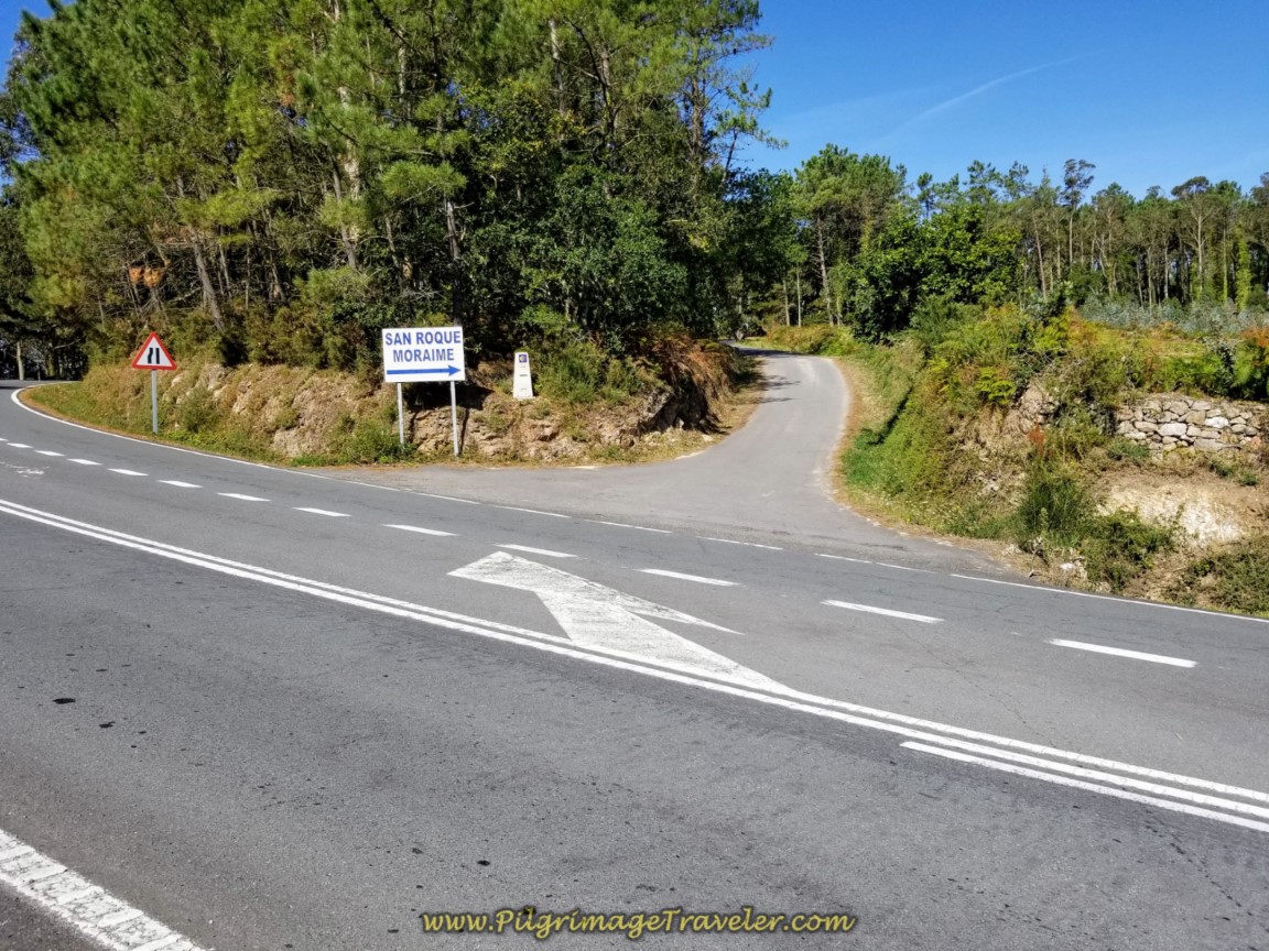 Cross Over the AC-440 Toward San Roque Church