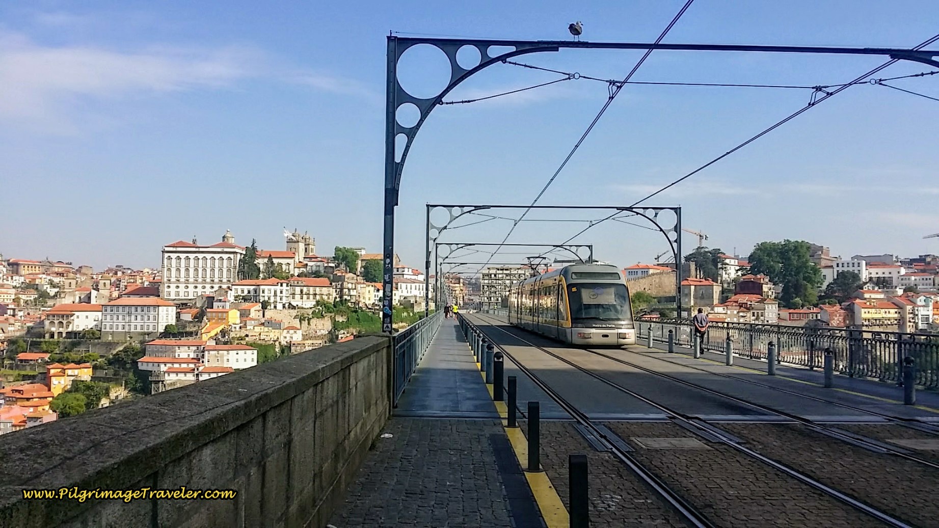 Train and Pedestrian Bridge, the Ponte Luis I Across the Rio Douro