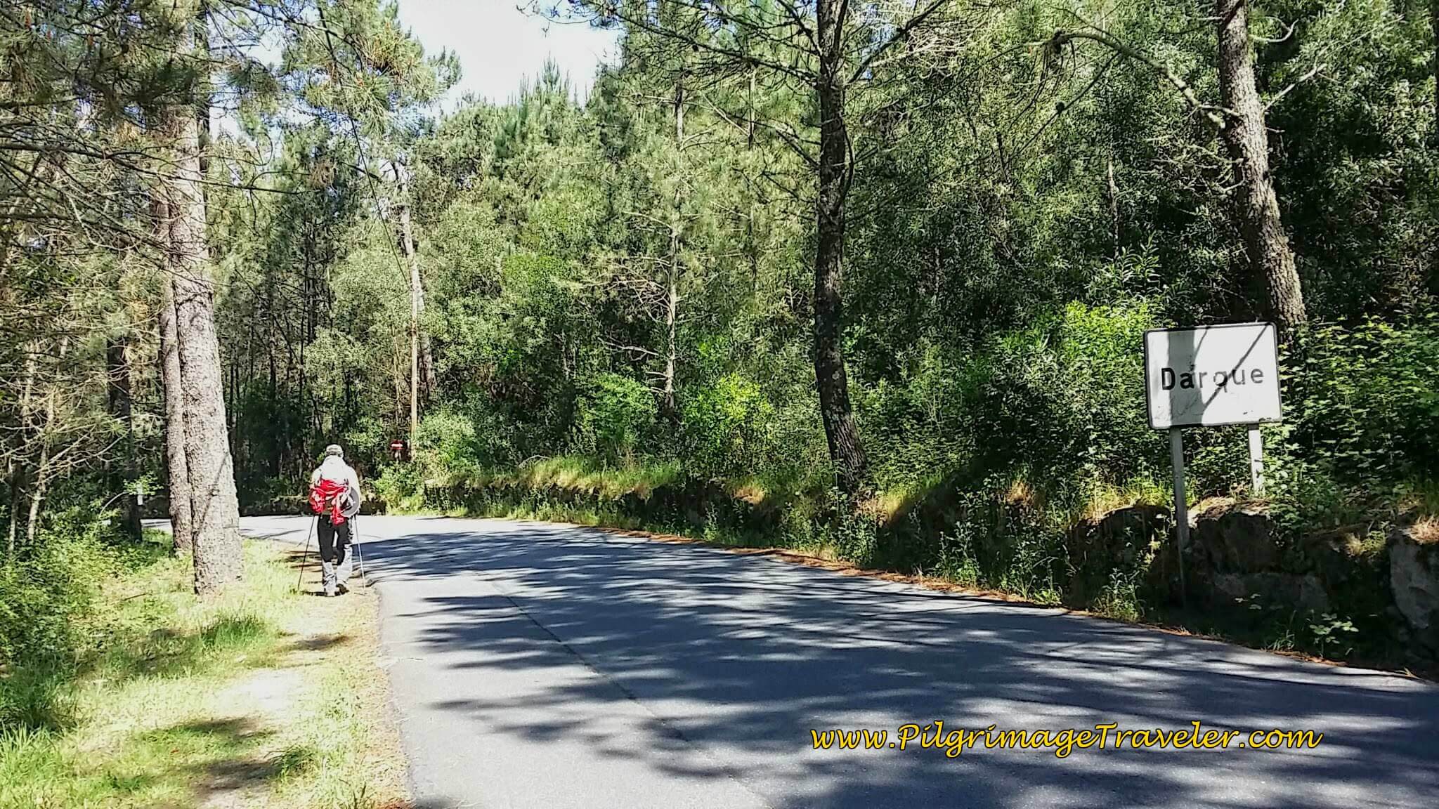 Walking Towards Darque on Day Seventeen of the Camino Portugués