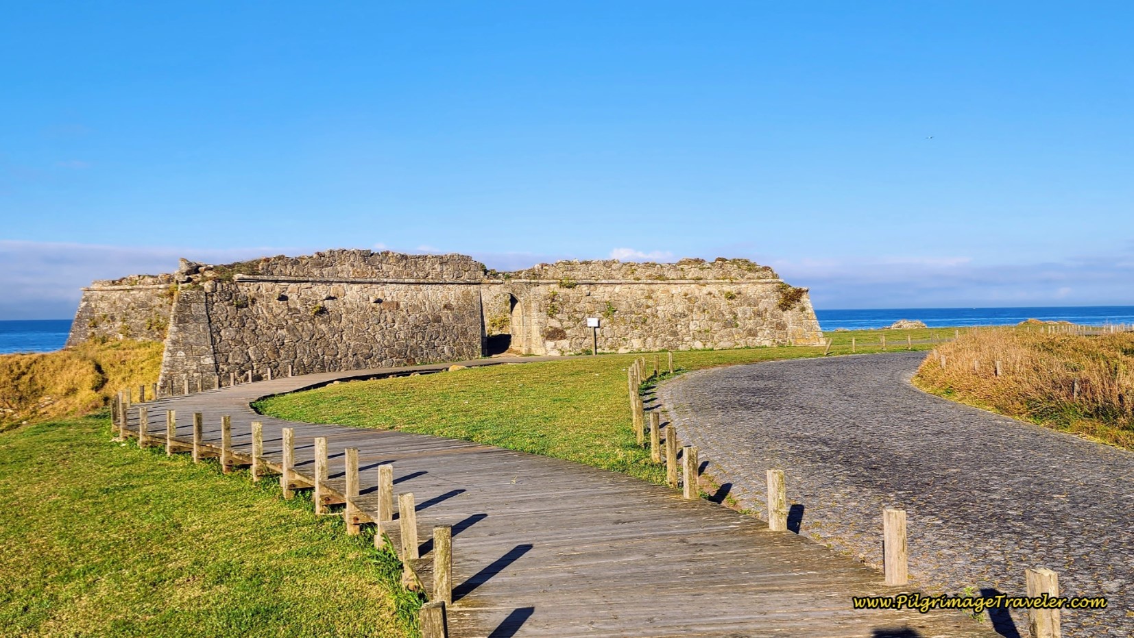 The Forte da Areosa on the Senda Litoral on day eighteen of the Camino Portugués