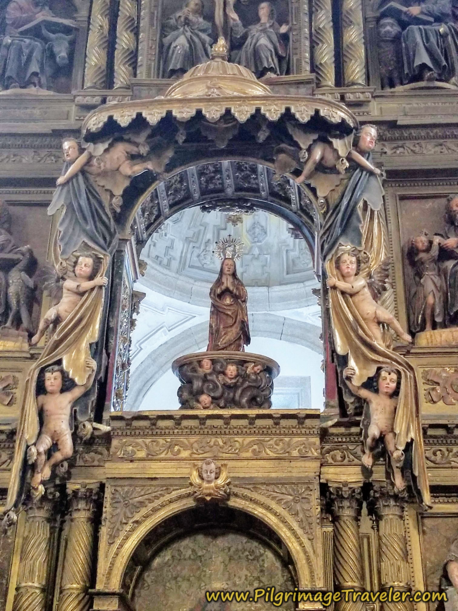 Altar, Iglesia de Santa María de Azogue, Close-Up