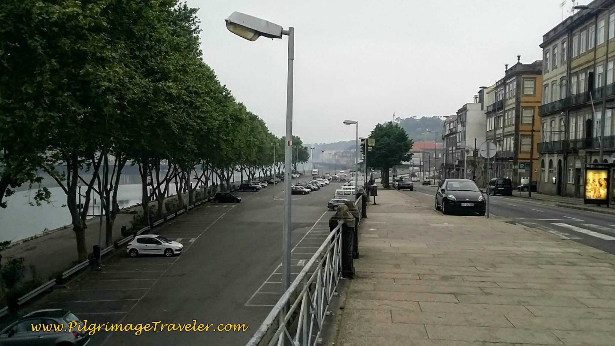 Joining the Waterfront on the Rua Nova da Alfândega on day fifteen of the Camino Portugués out of Porto
