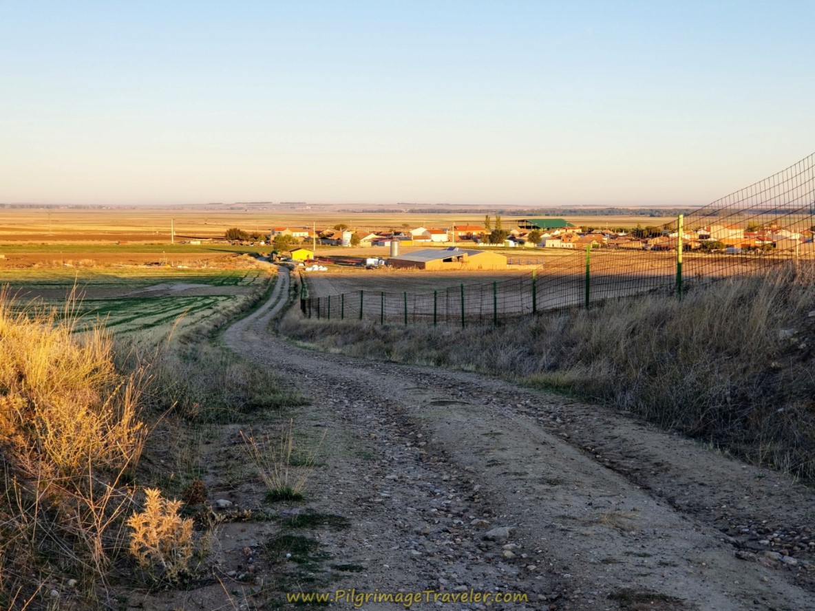 El Oso in the Distance on day two of the Camino Teresiano