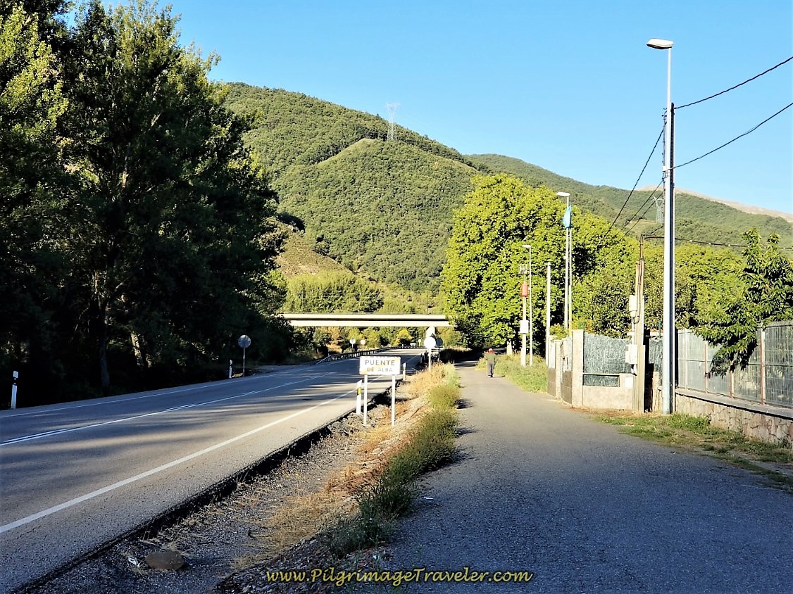 Leaving Puente de Alba