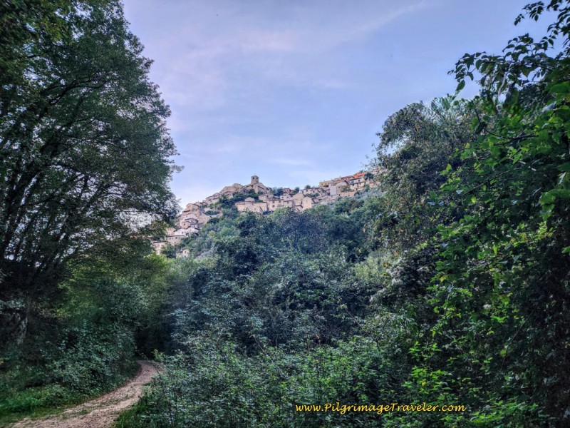 Way of St. Francis: Day Eighteen, Poggio Bustone to Rieti - Final Look Back to Poggio Bustone