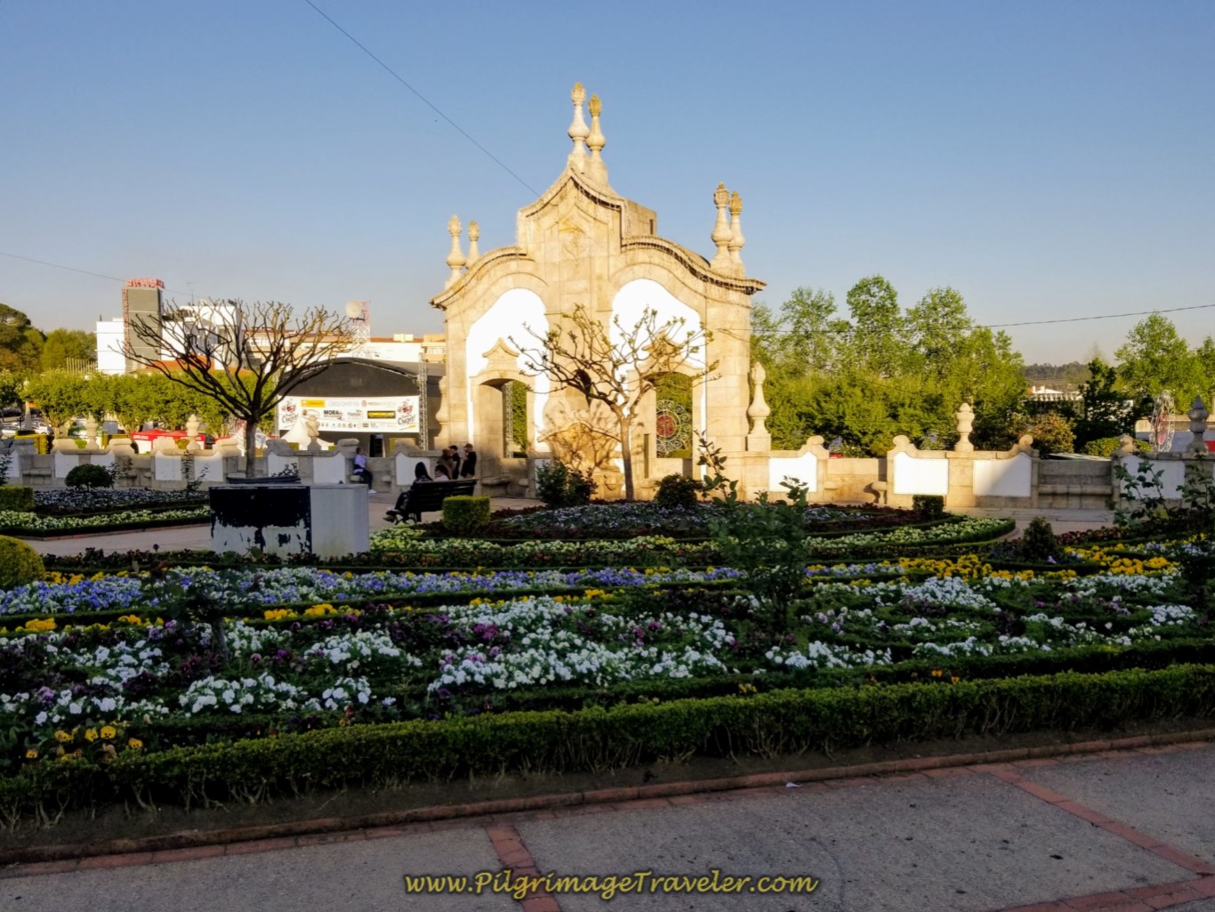 Jardim das Barrocas in Barcelos on day sixteen on the Central Route of the Portuguese Way