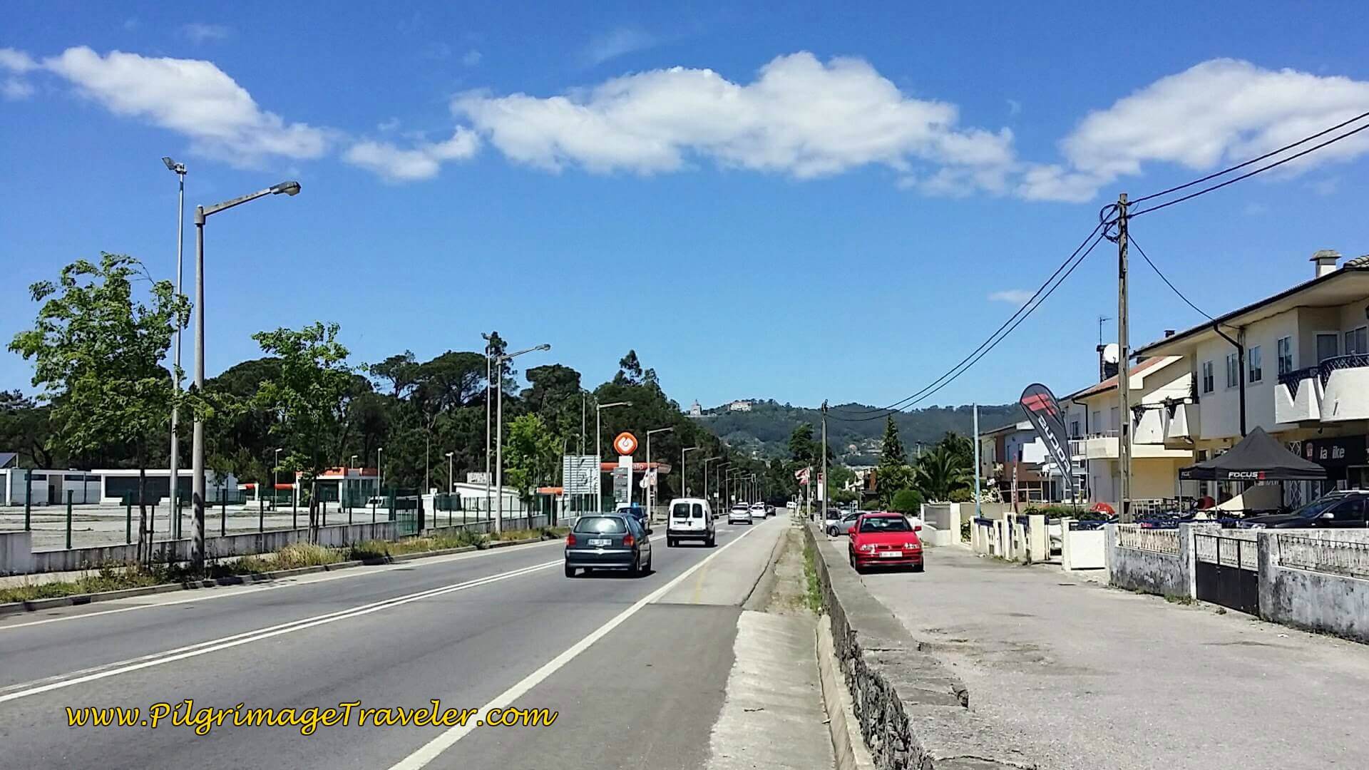 In Cidade Nova, South Side of Viana do Castelo on day seventeen of the Portugese Way