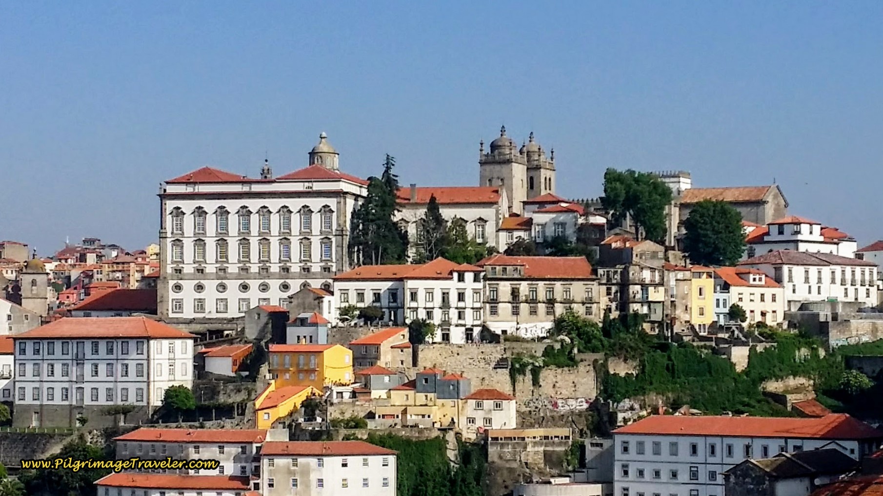 Close-Up of the Sé do Porto from the Bridge