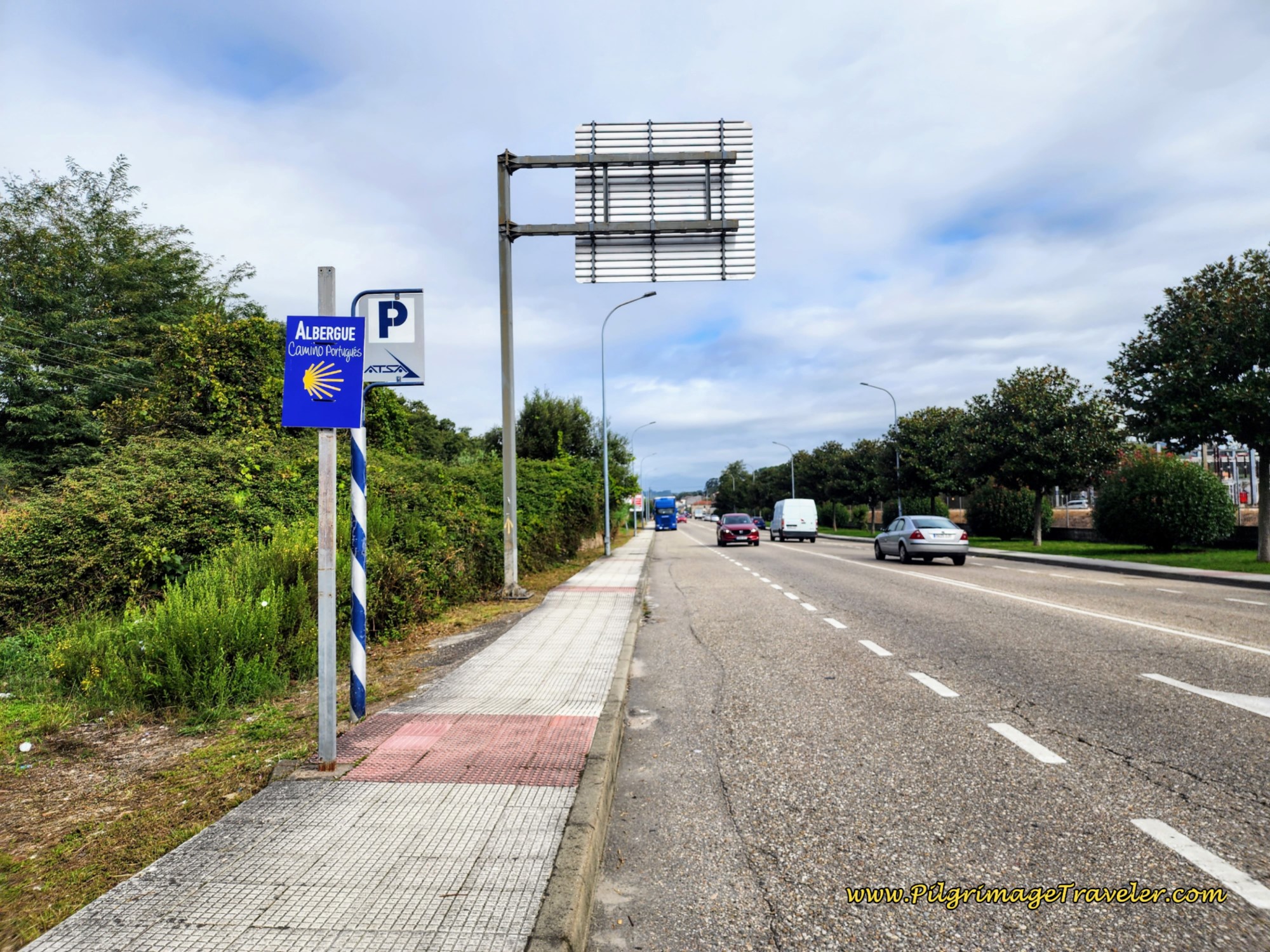 Walking North Along the N-550