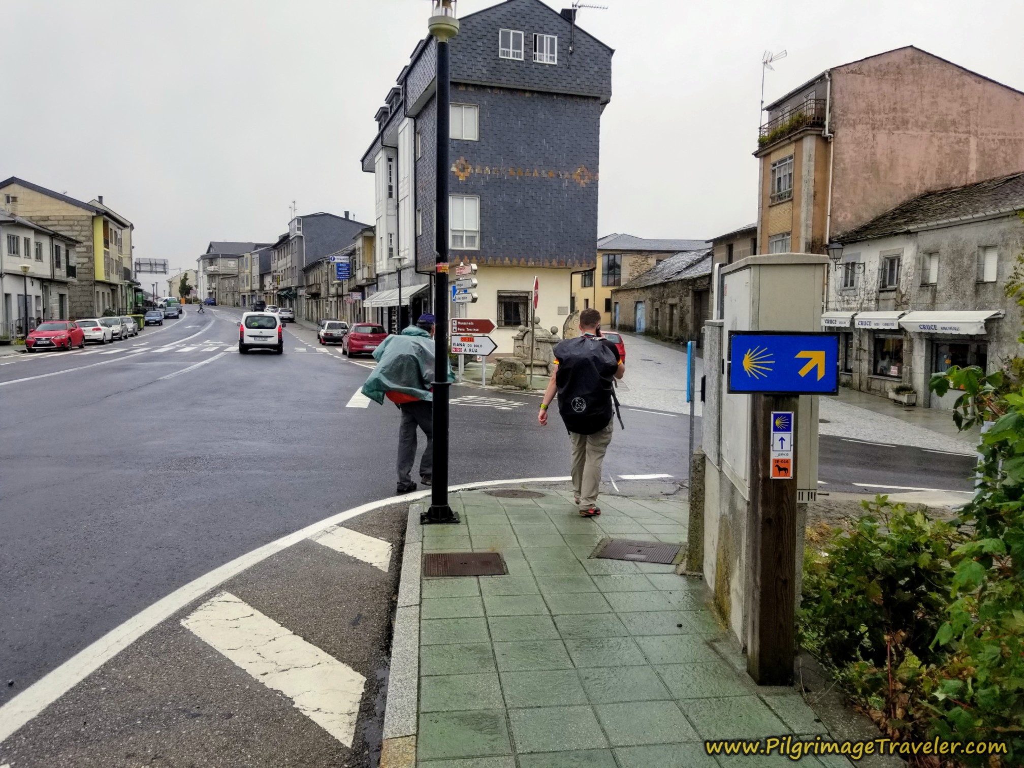 Camino, Straight On Side Road on the Camino Sanabrés from Lubián to A Gudiña