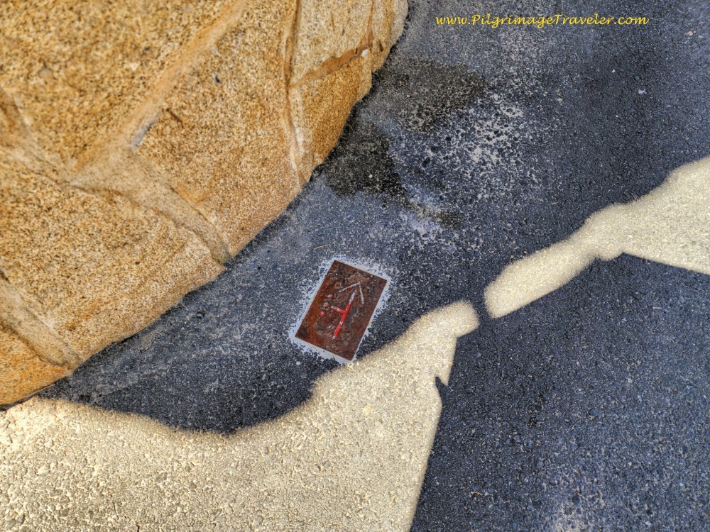 Metal  Pavement Waymarks