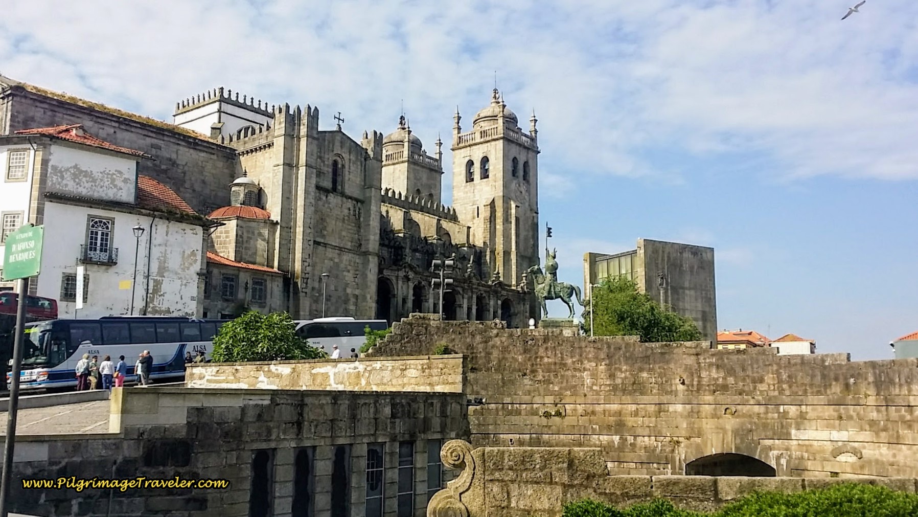 View of the Sé do Porto from the Northern Side