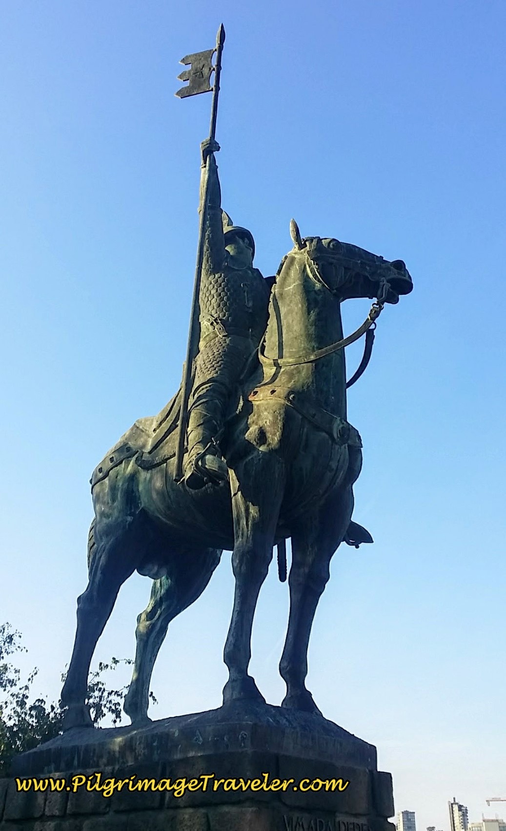 The Statue of Vimara Peres Guards the Entrance to the Sé do Porto