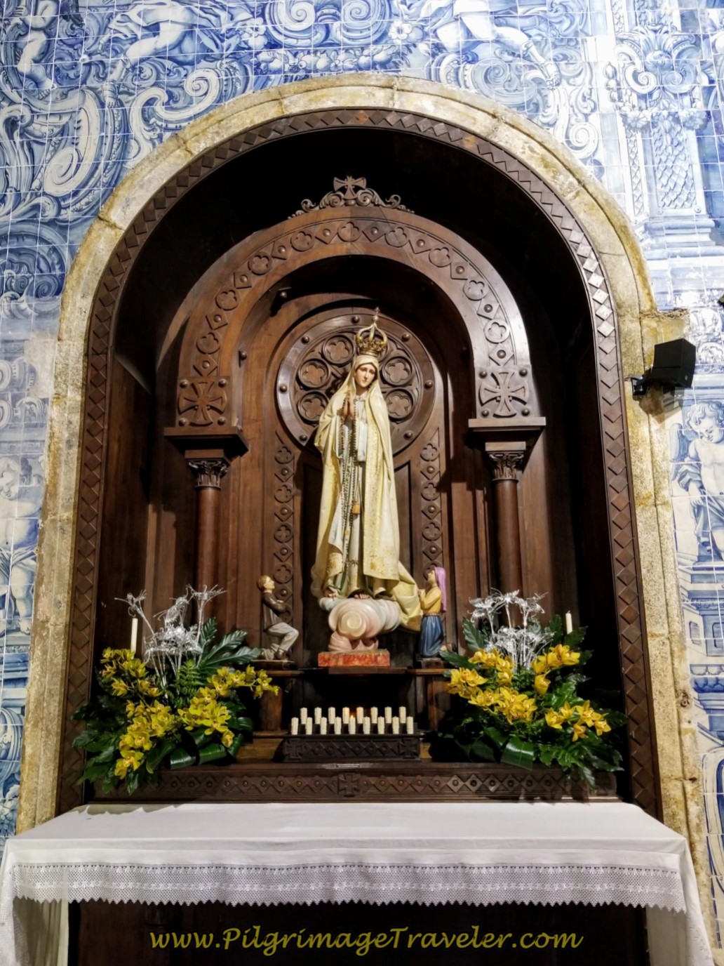 Fátima Altar in the Igreja Matriz de Barcelos, Portugal