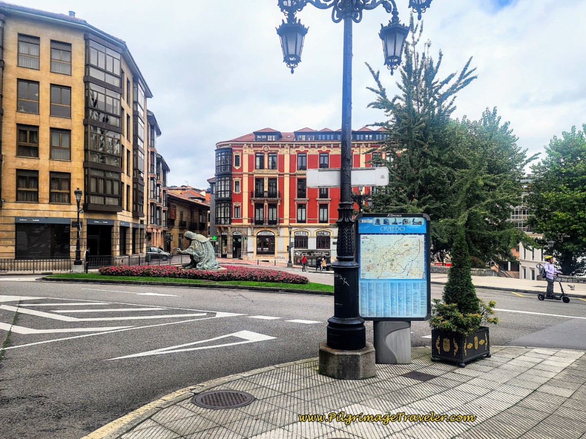 Head for the Pedestrian Calle Magdalena in Oviedo