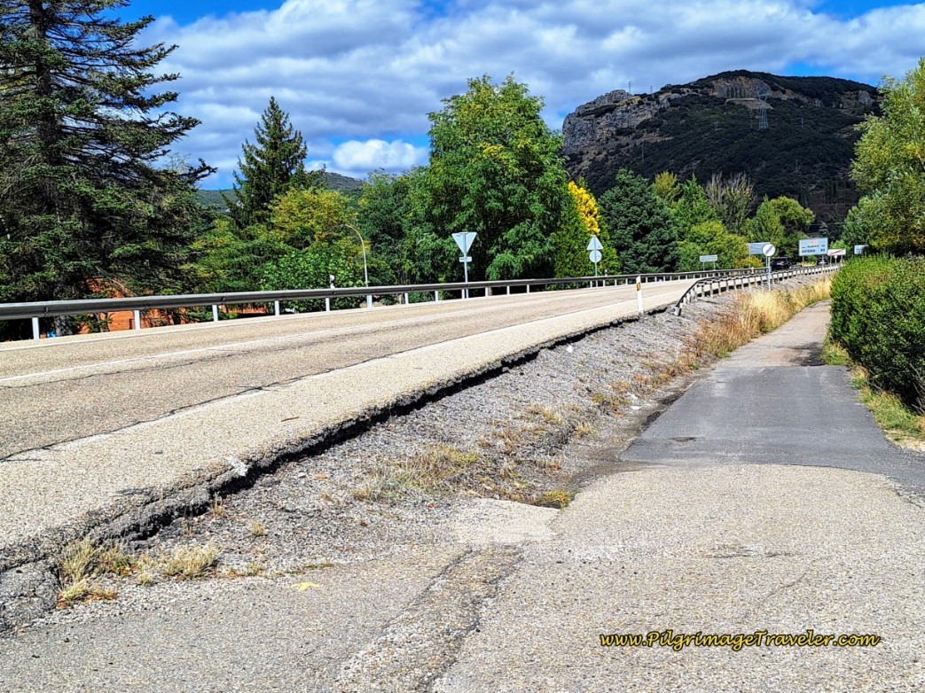 Parallel Asphalt Path Along the N-630