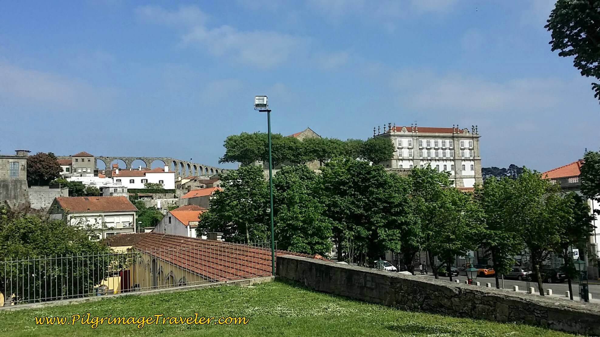 Aqueduct and Monastery of Santa Clara, Vila do Conde, Portugal on day fifteen of the Camino Portugués