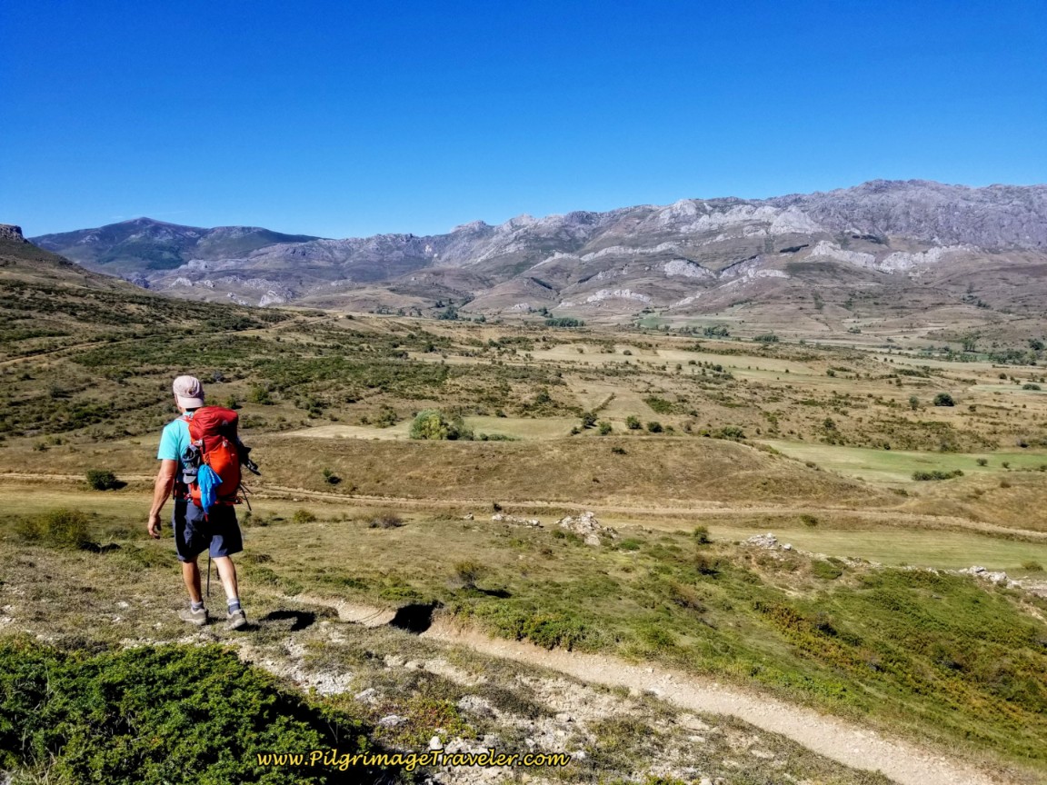 Rich Walking Toward the Tercia Valley